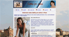 Desktop Screenshot of czech-for-foreigners-in-prague.com